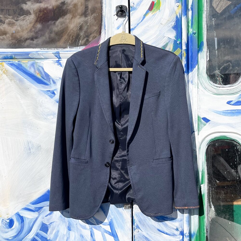 Zara Blazer with Custom Stitching - Picture 1 of 9